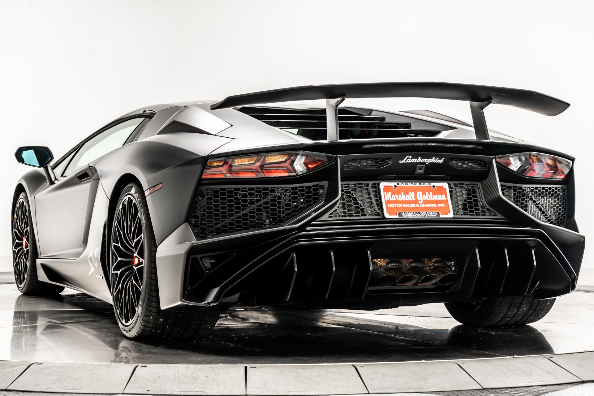 Nero Nemesis Lamborghini Aventador LP 750-4 SV with 6.5L V12 750hp
