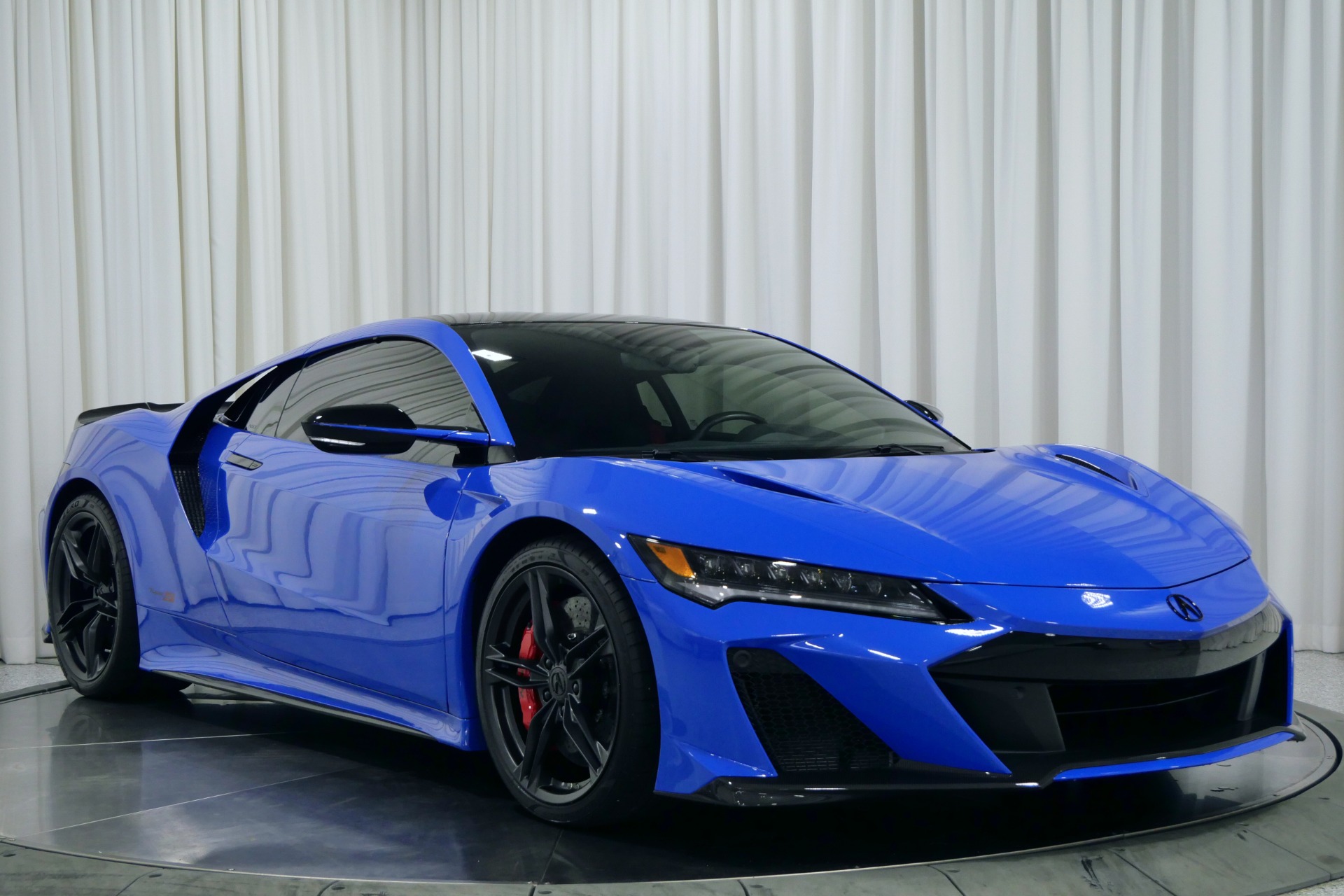 Long Beach Blue Pearl ACURA NSX Type S with 3.5L Hybrid Twin Turbo
