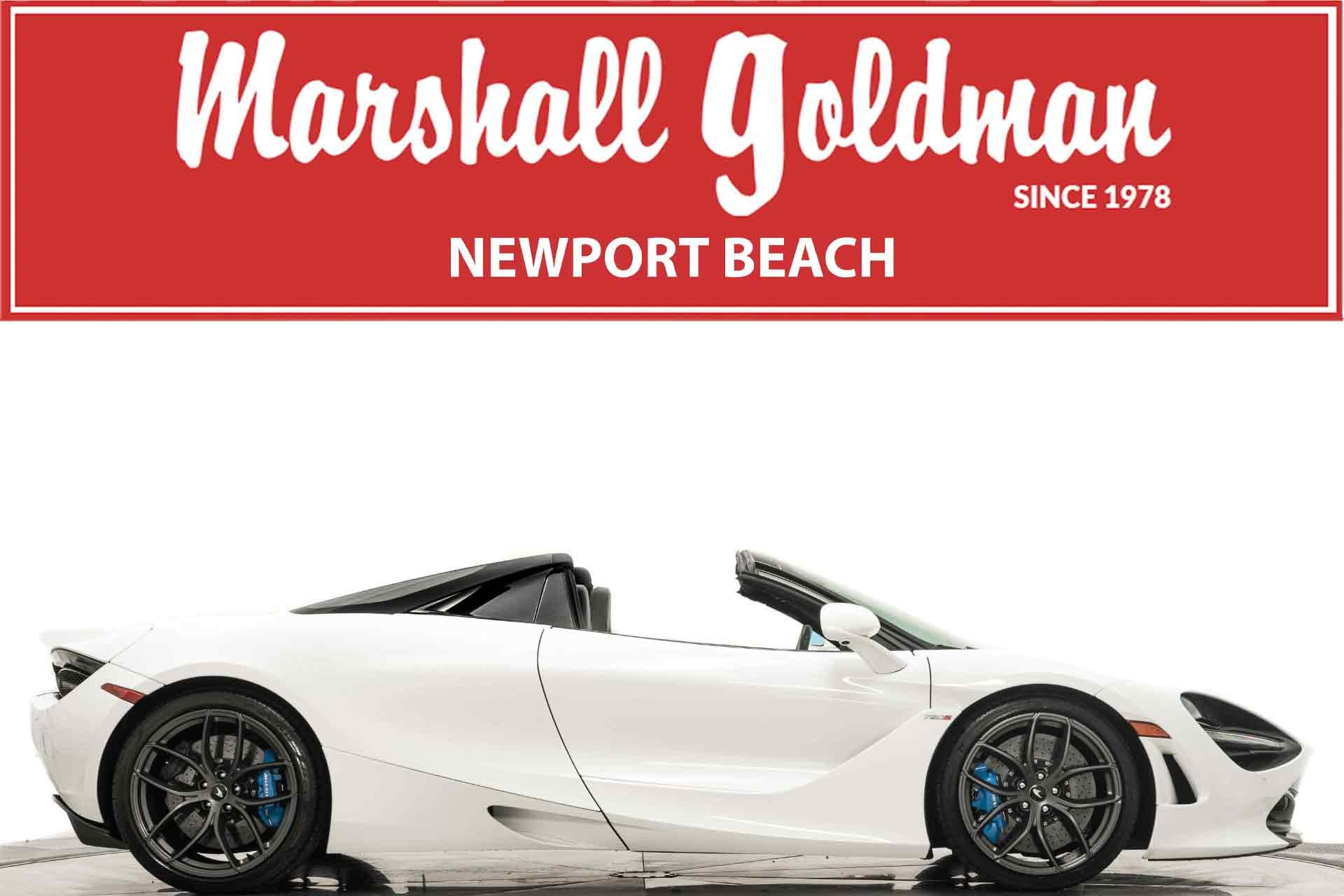 Silica White McLaren 720S Spider with 4.0L Twin Turbo V8 720hp