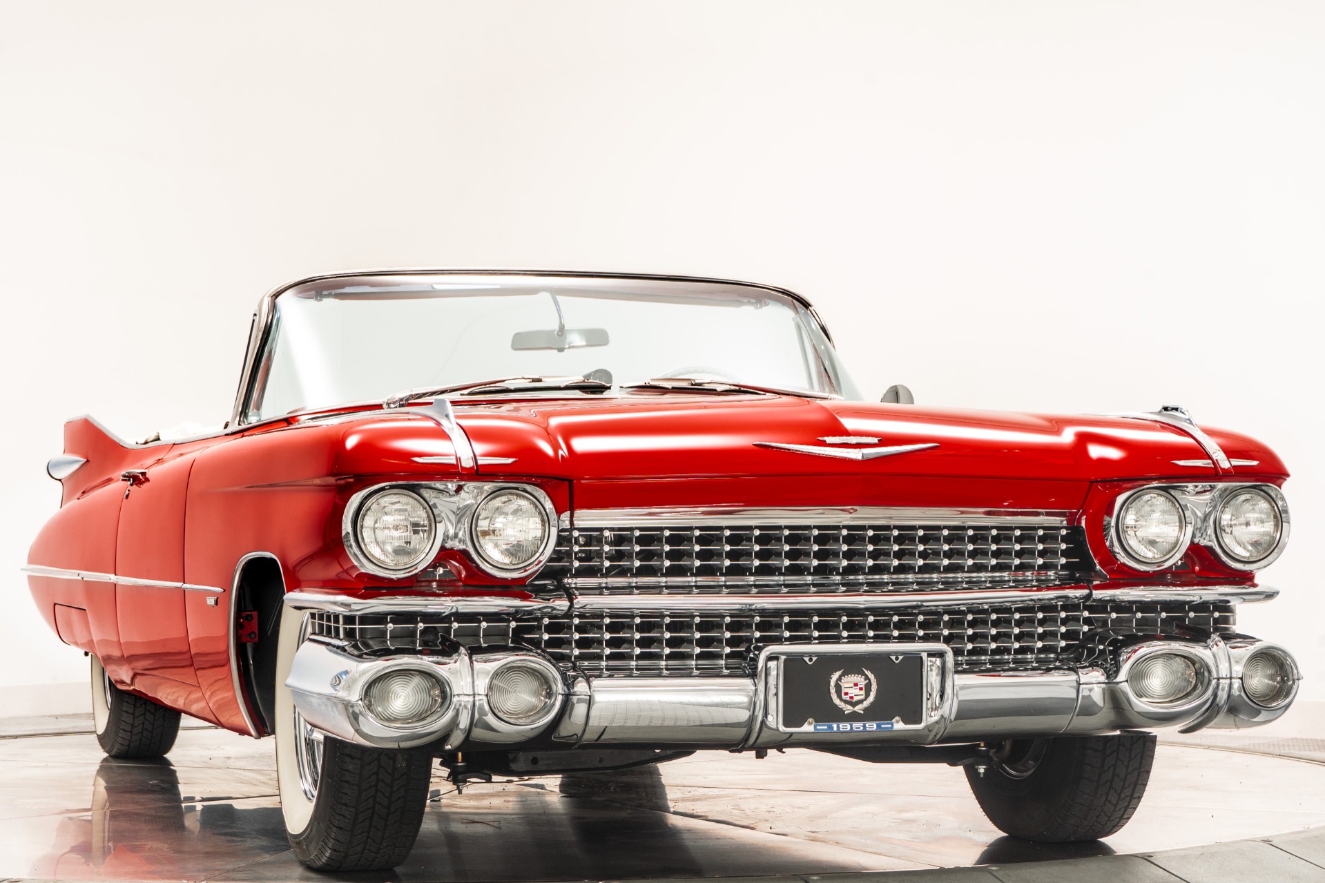Seminole Red Cadillac Eldorado Convertible with 390ci OHV 4bbl V8