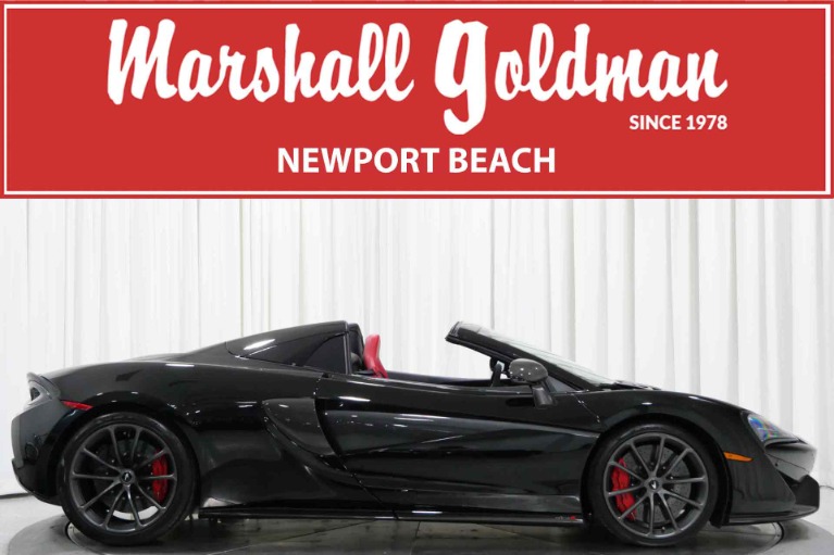 Onyx Black McLaren 570S Spider with 3.8L Twin Turbo V8 562hp 443ft