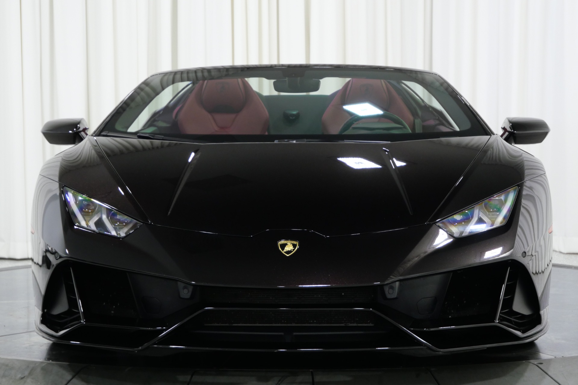 Nero Granatus Lamborghini Huracan EVO Spyder with 5.2L V10 630hp