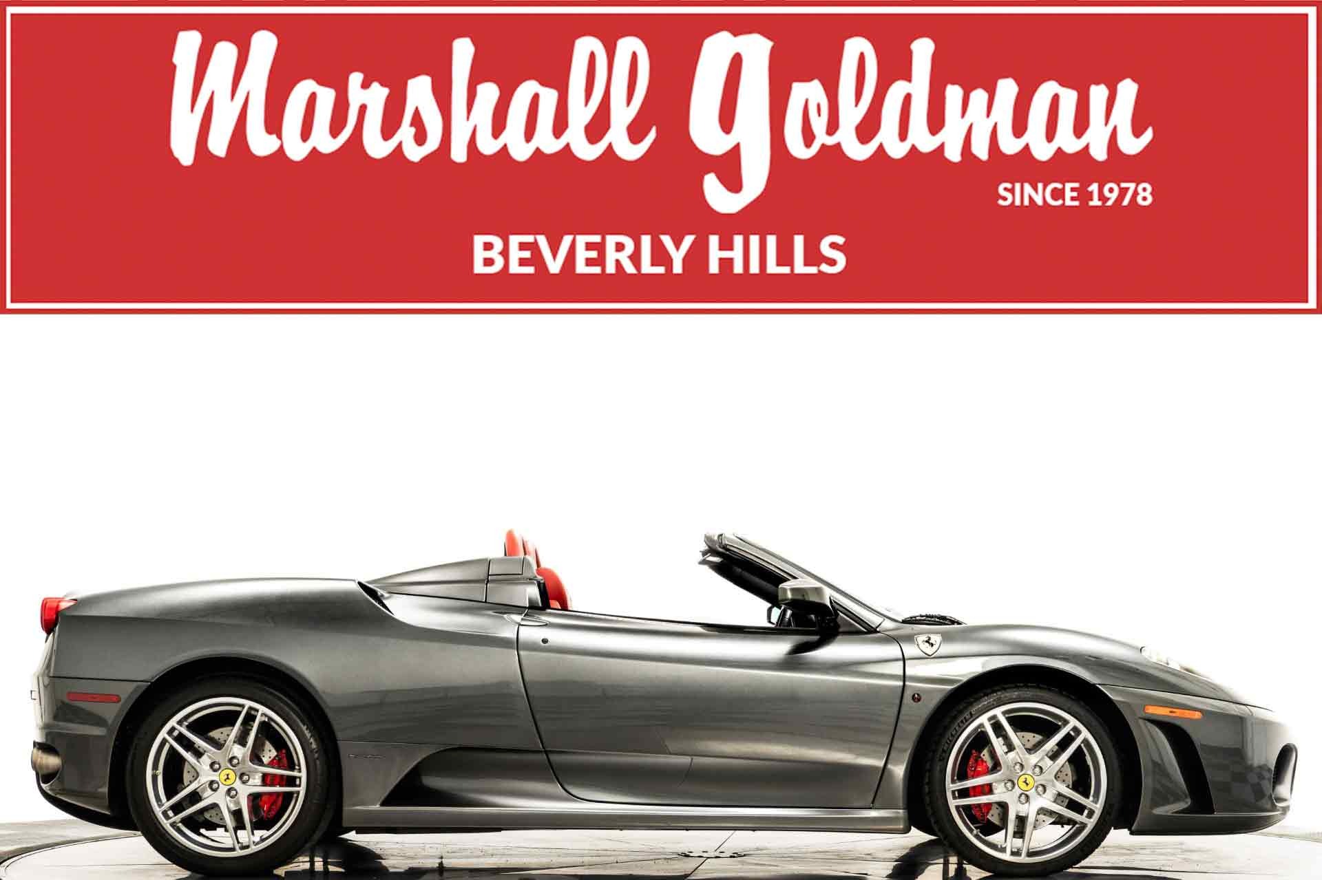 Grigio Silverstone Ferrari F430 Spider with 4.3L DOHC V8 483hp