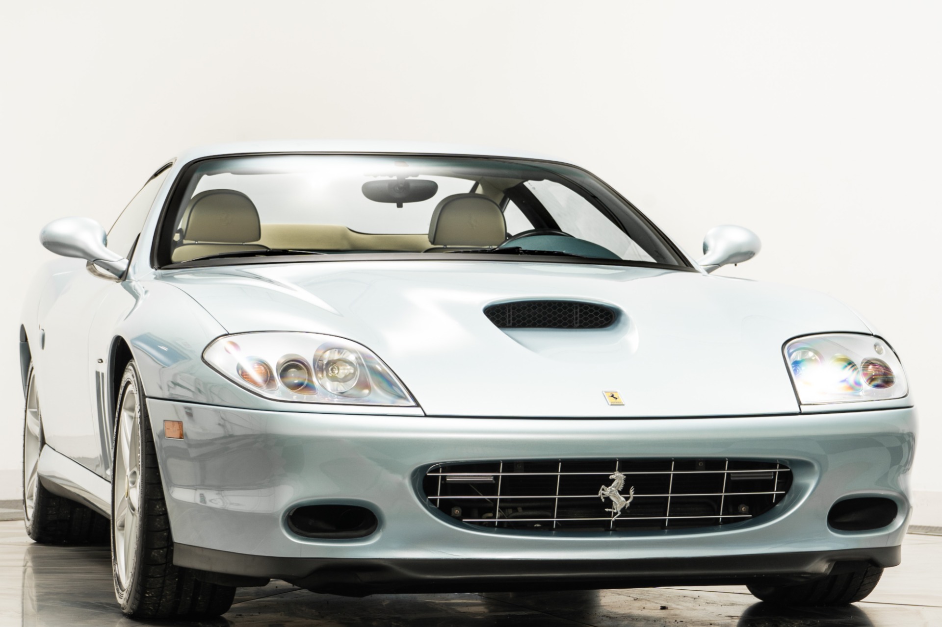 Grigio Alloy Ferrari 575M Maranello with 5.7L DOHC V12 508hp