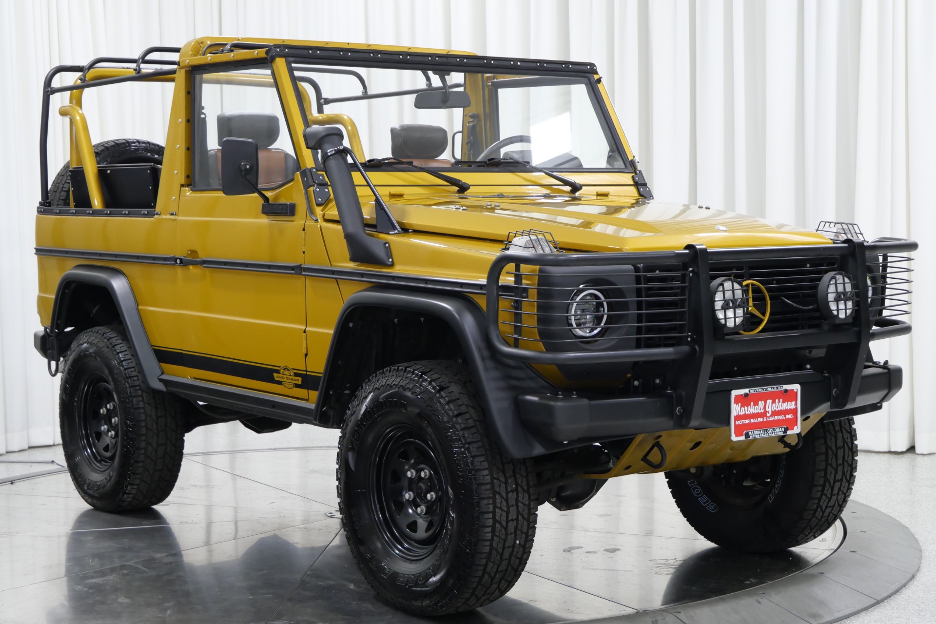 Sandstorm Yellow Mercedes-Benz G250 Legacy Overland with 2.5L SOHC