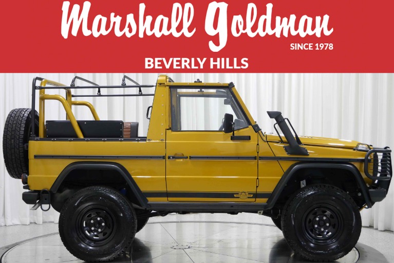 Sandstorm Yellow Mercedes-Benz G250 Legacy Overland with 2.5L SOHC