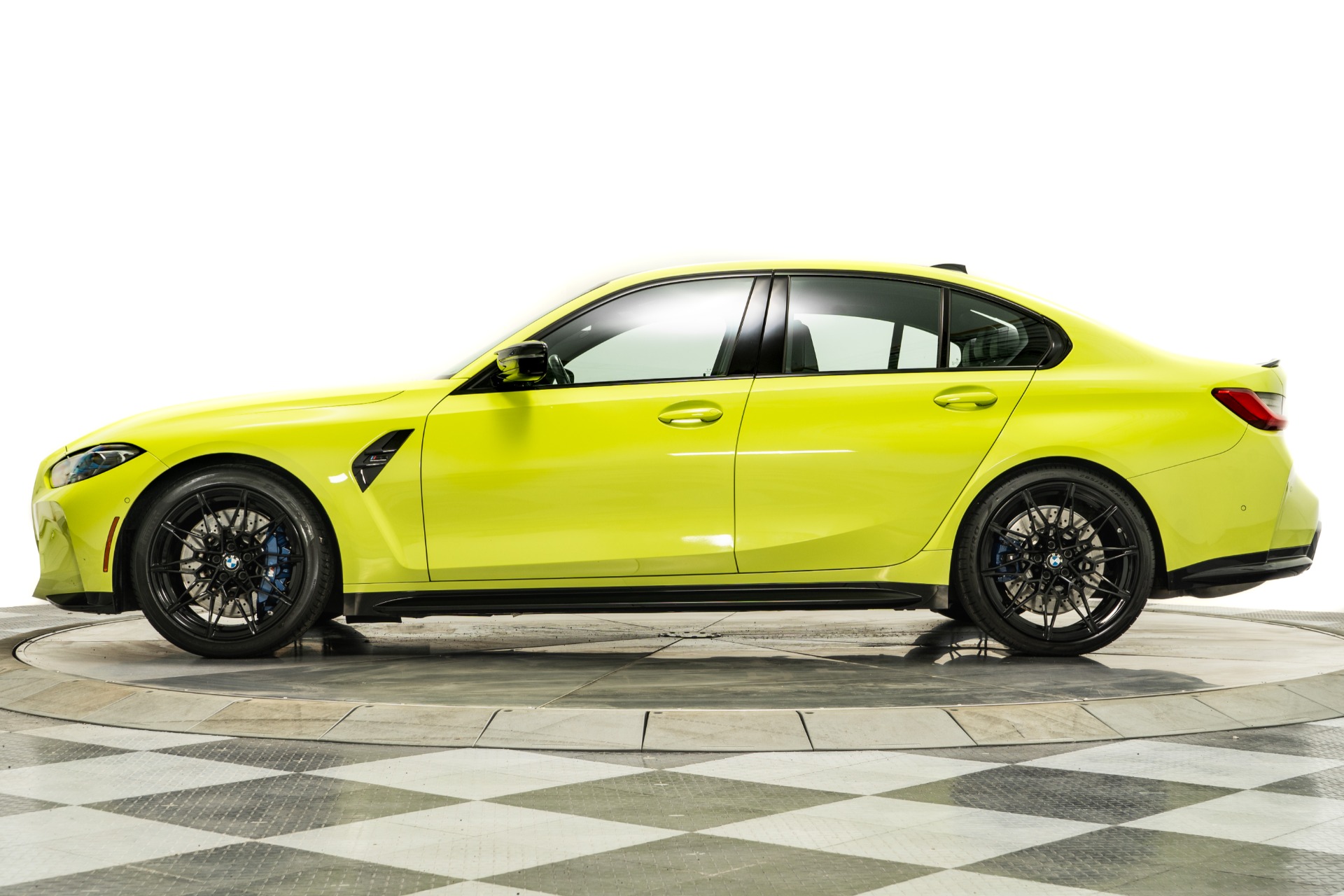 Sao Paulo Yellow BMW M3 Competition with 3.0L Twin Turbo I6 503hp