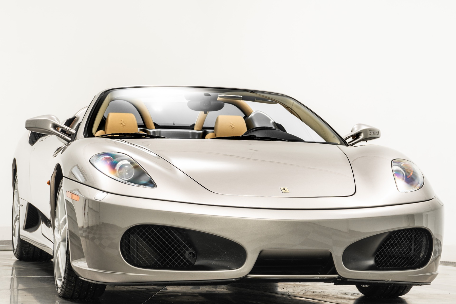 Grigio Nuvolari Ferrari F430 Spider with 4.3L DOHC V8 483hp Engine