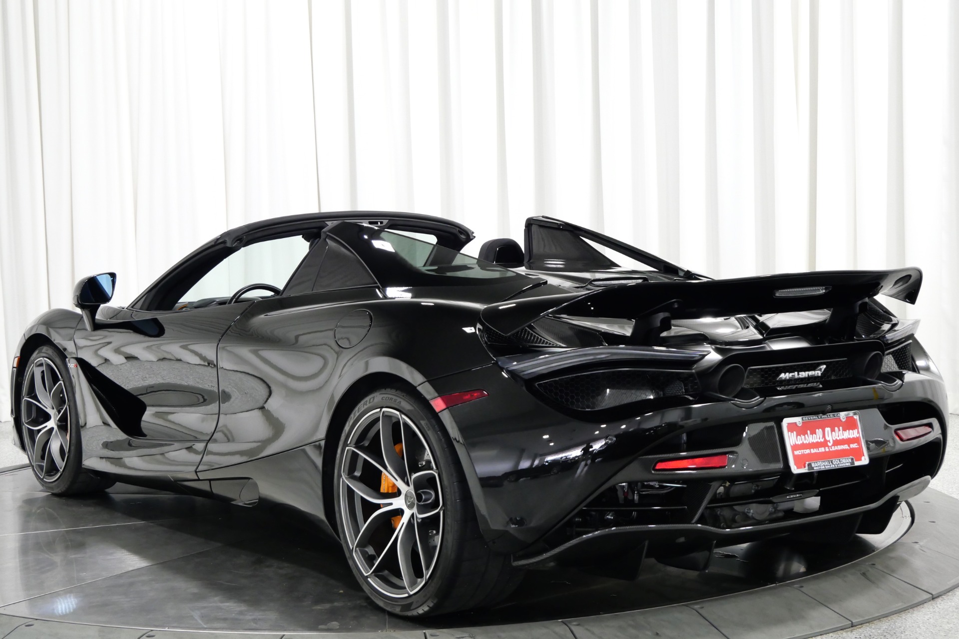 Onyx Black McLaren 720S Performance Spider with 4.0L Twin Turbo V8