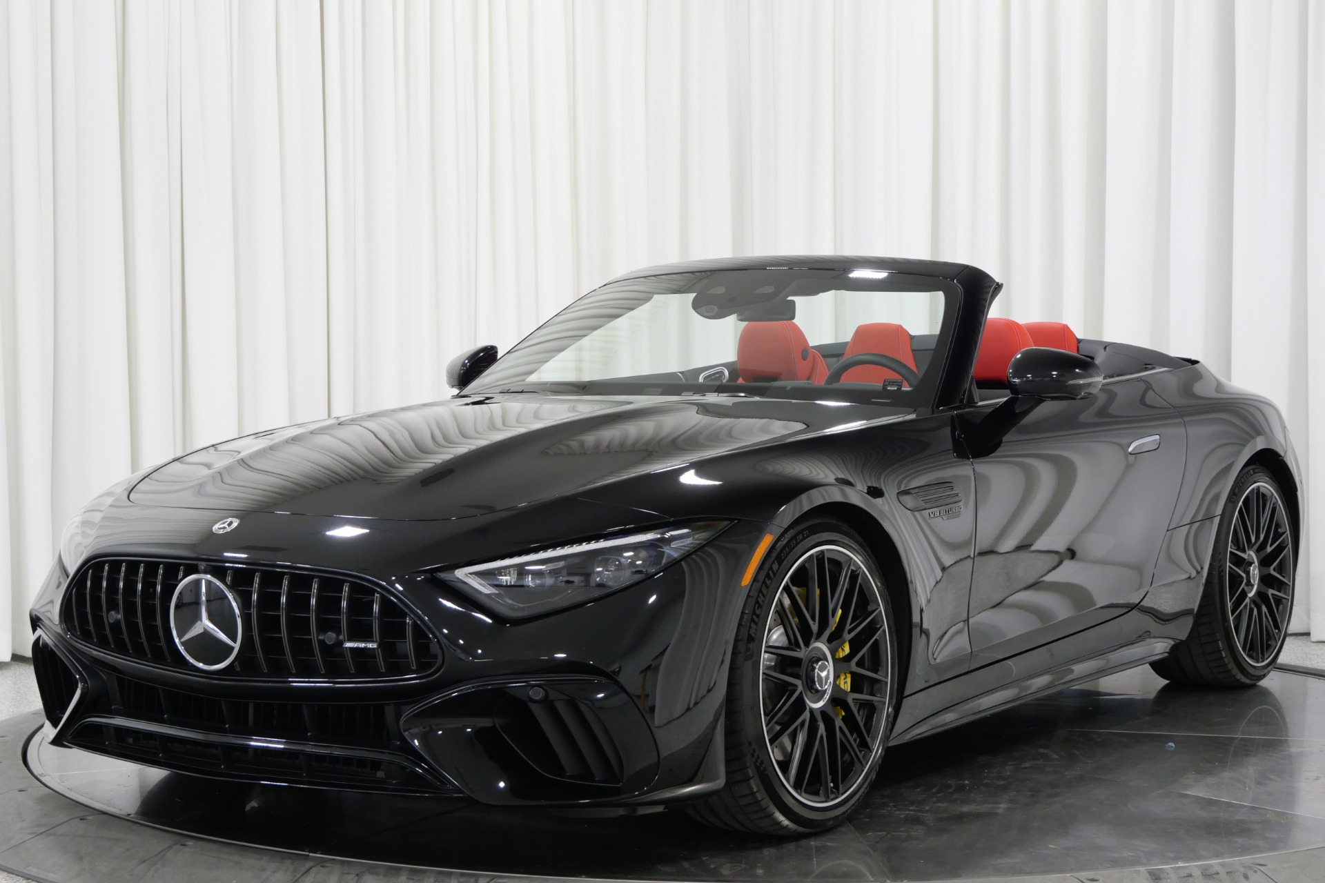 Obsidian Black Metallic Mercedes-Benz SL63 AMG with 4.0L Biturbo