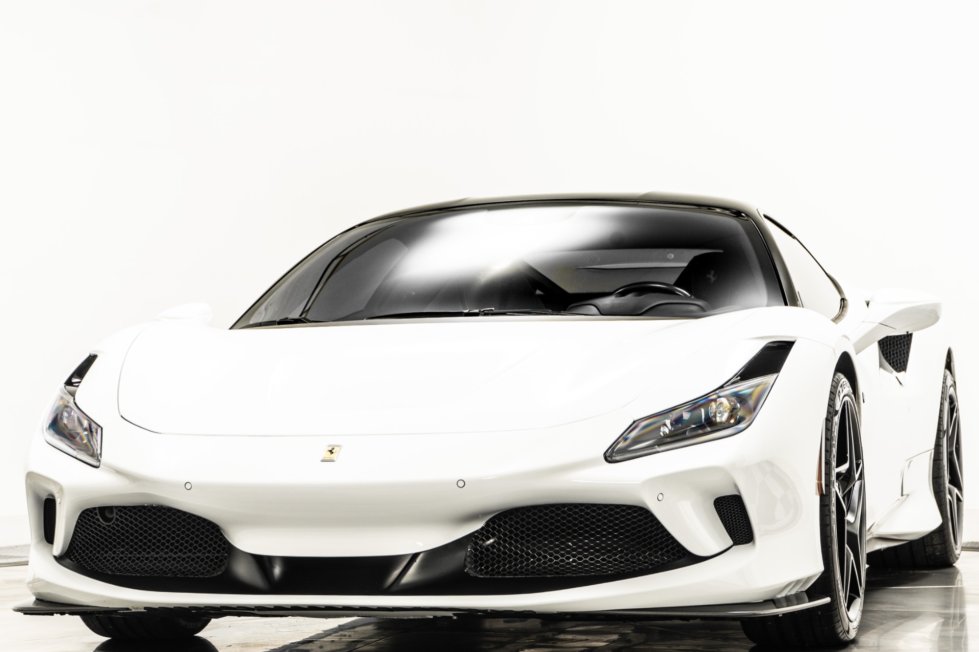 Bianco Cervino Ferrari F8 Tributo with 3.9L Twin Turbo V8 710hp