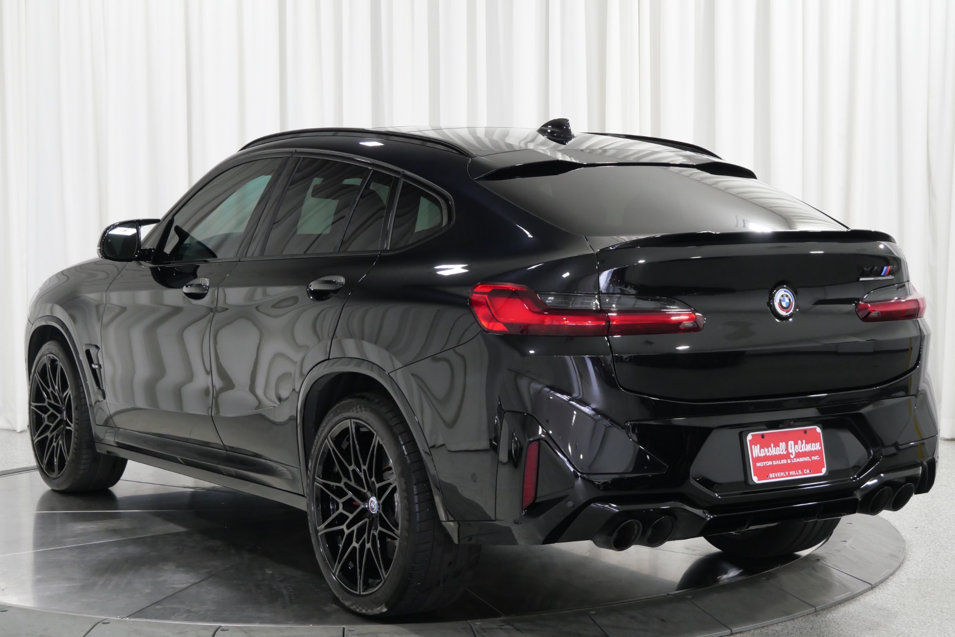 Black Sapphire Metallic BMW X4 M Competition with 3.0L TwinPower
