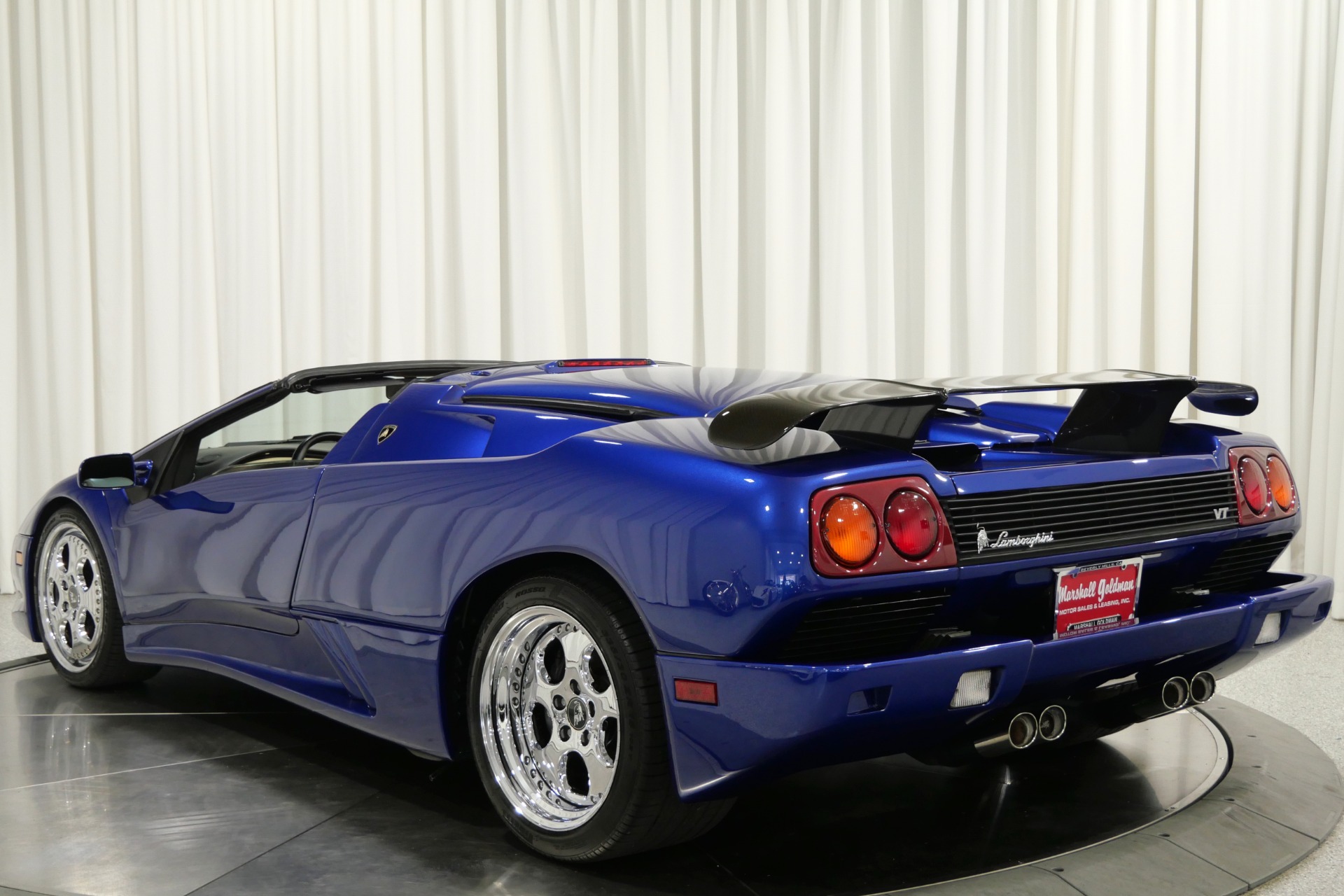 Blu Chiaro Lamborghini Diablo VT Roadster with 5.7L DOHC V12 530hp