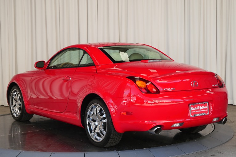 Absolutely Red Lexus SC 430 with 4.3L V8 300hp 325ft. lbs. Engine