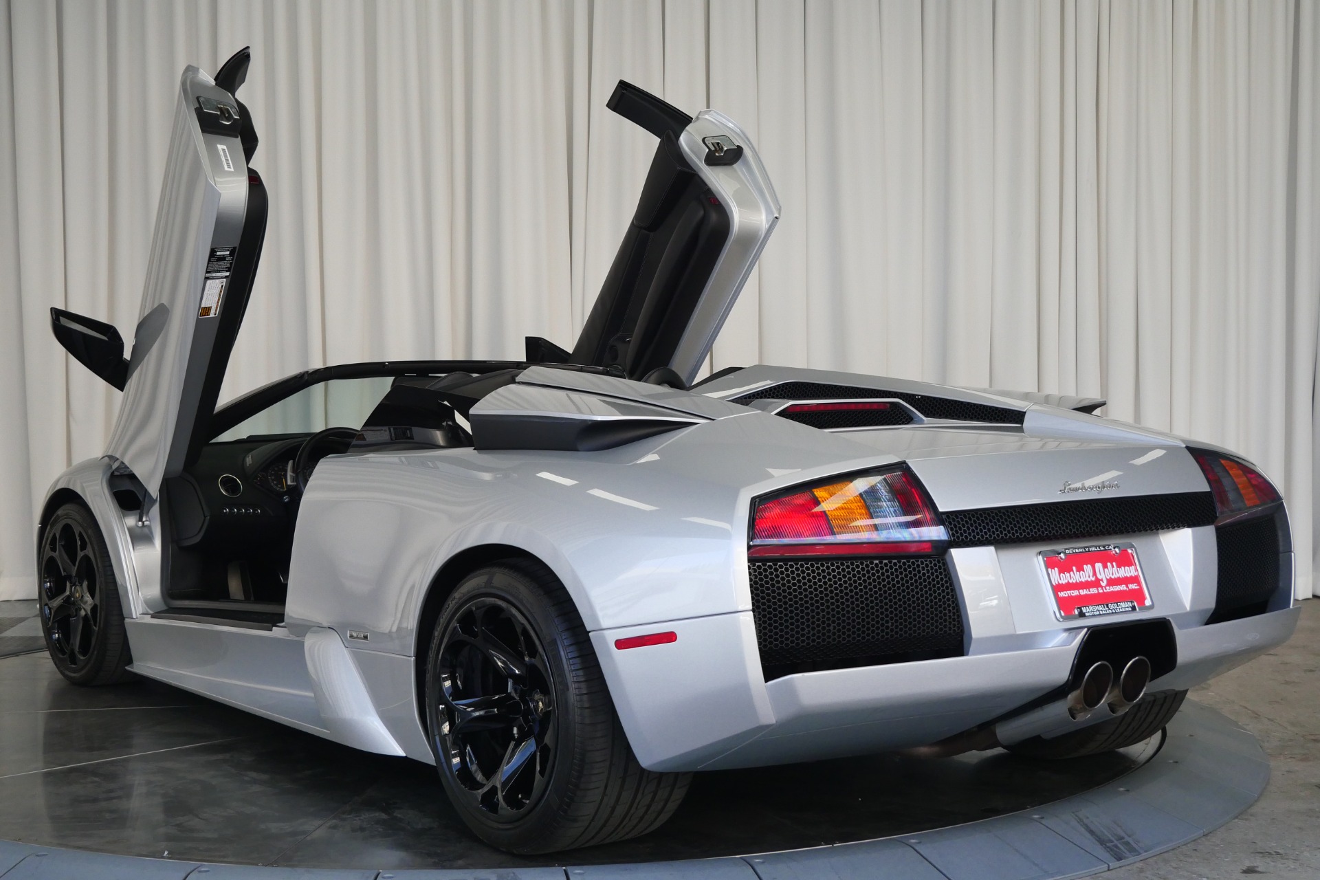 Argento Lame Lamborghini Murcielago Roadster with 6.2L DOHC V12