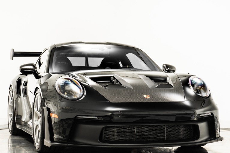 Black Porsche 911 GT3 RS Weissach with 4.0L H6 518hp 342ft. lbs
