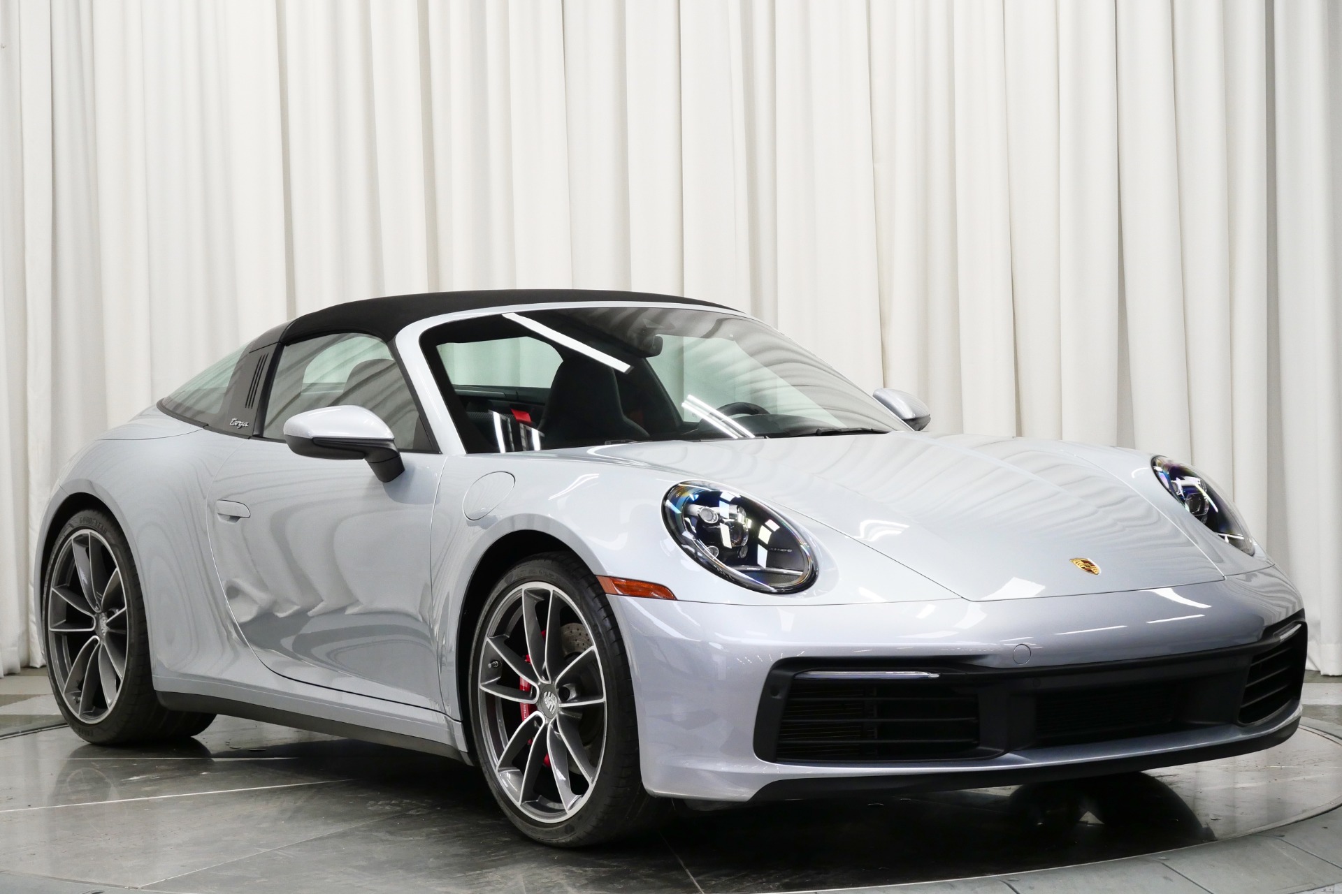 Dolomite Silver Metallic Porsche 911 Targa 4S with 3.0L Twin Turbo