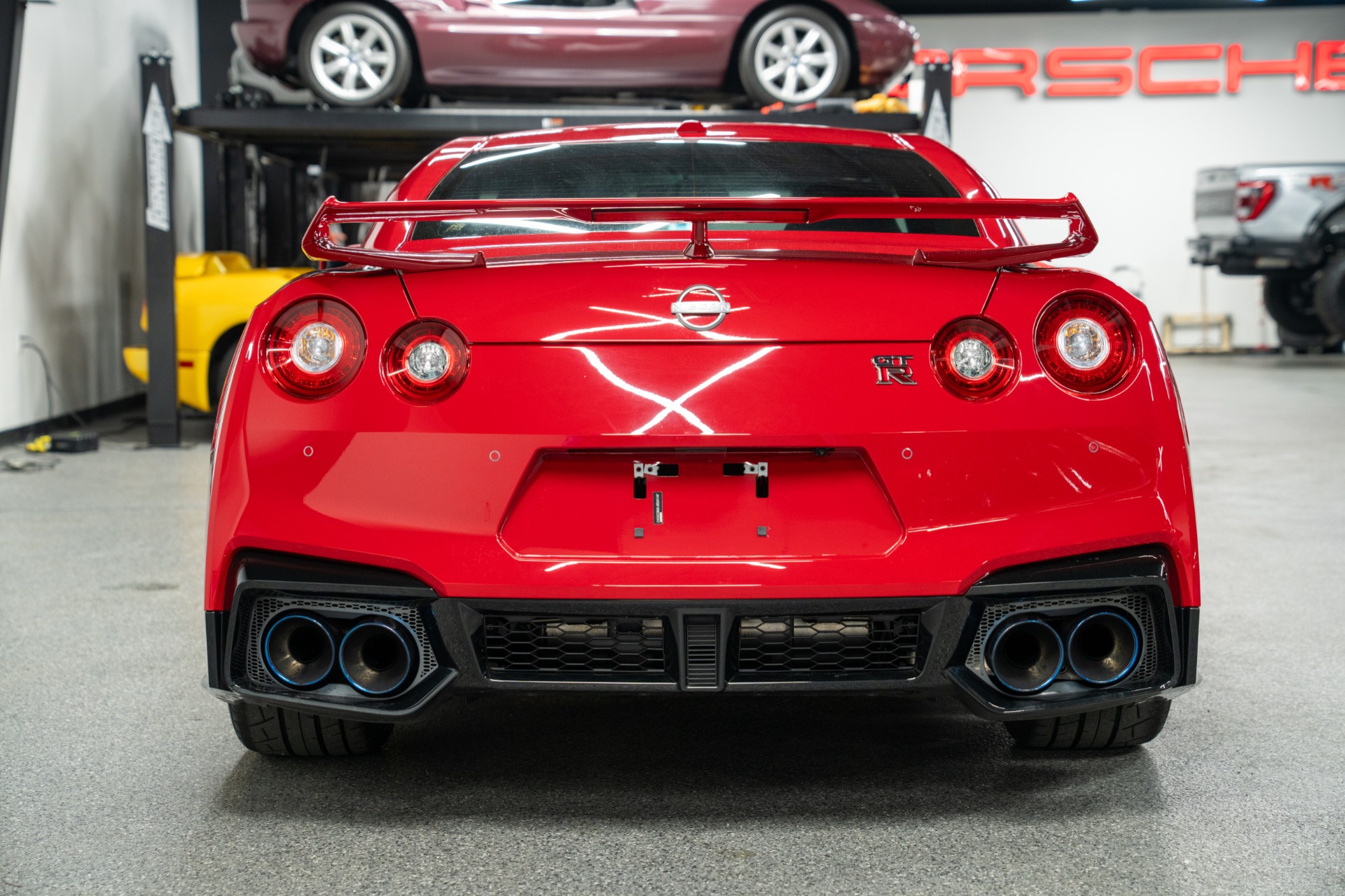 Solid Red Nissan GT-R Premium with 3.8L Twin Turbo V6 565hp 467ft