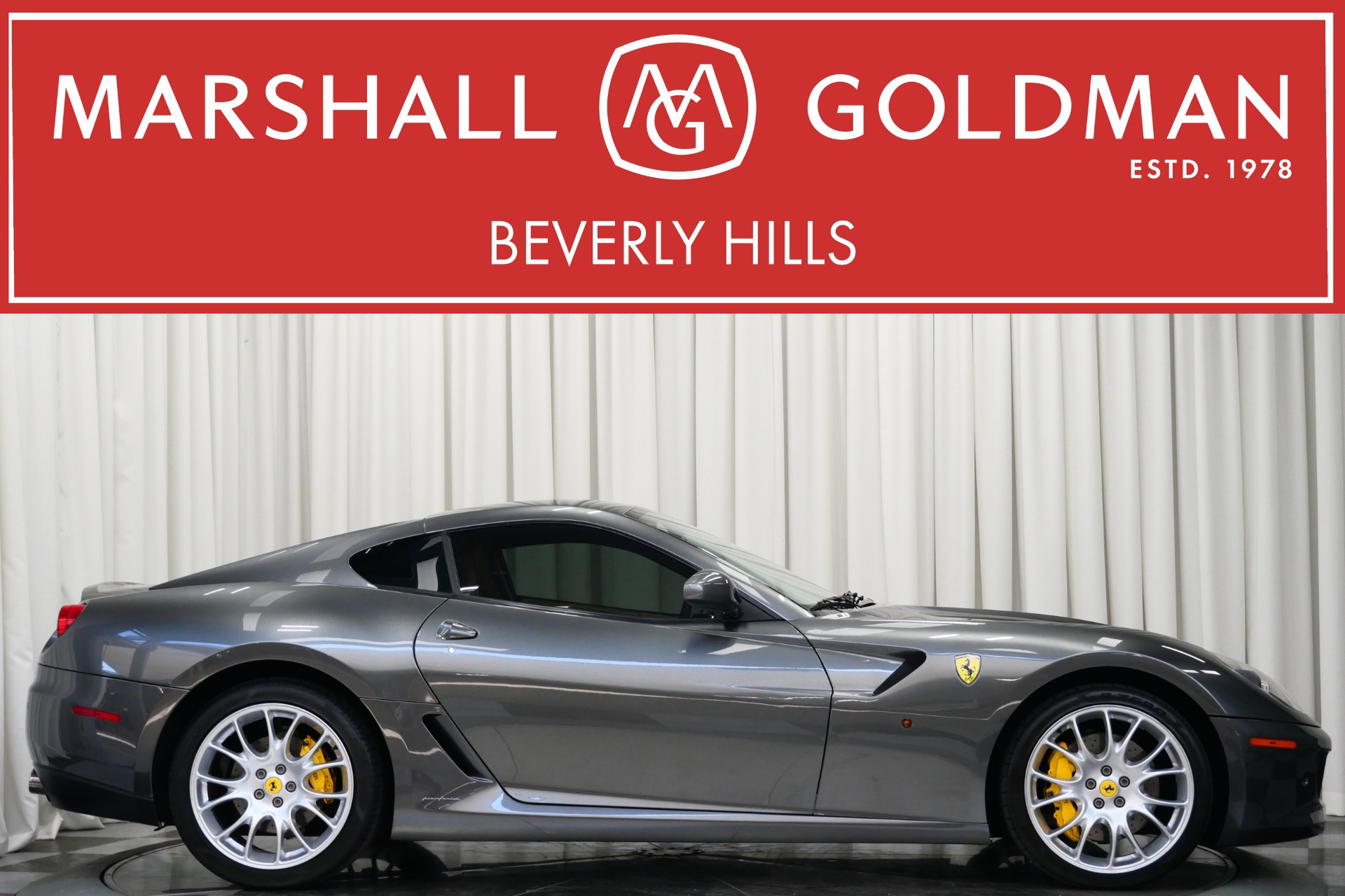 Grigio Silverstone Ferrari 599 GTB Fiorano with 6.0L V12 612hp 448ft ...