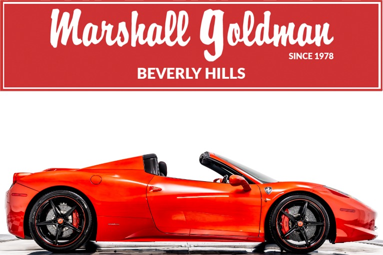 Rosso Scuderia Tre Strati Ferrari 458 Spider with 4.5L V8 DI DOHC