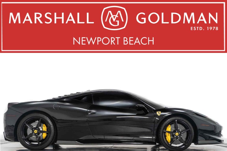 Nero Ferrari 458 Italia with 4.5L V8 562hp 398ft. lbs. Engine For