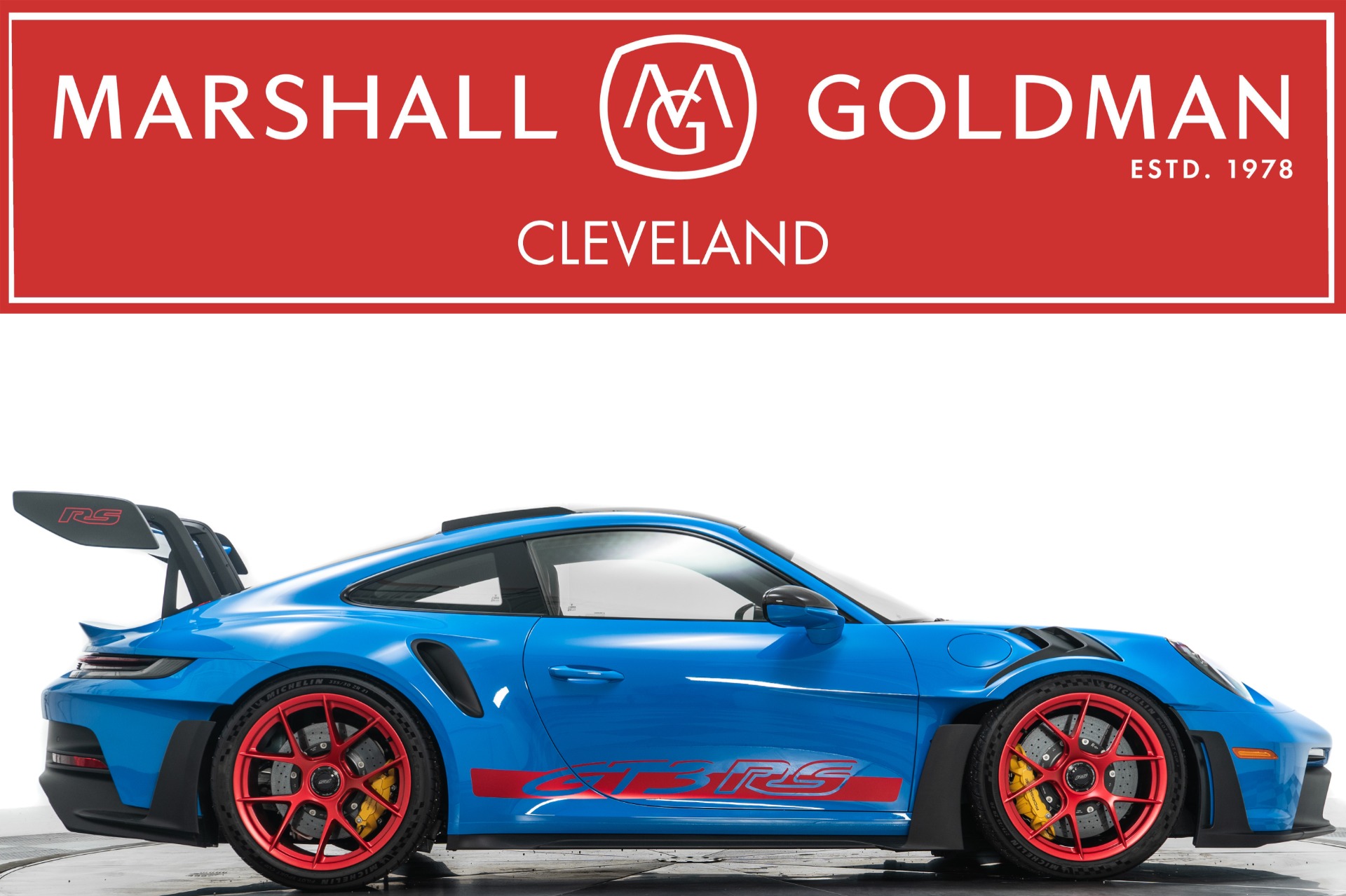 Shark Blue Porsche 911 GT3 RS with 4.0L H6 518hp 342ft. lbs