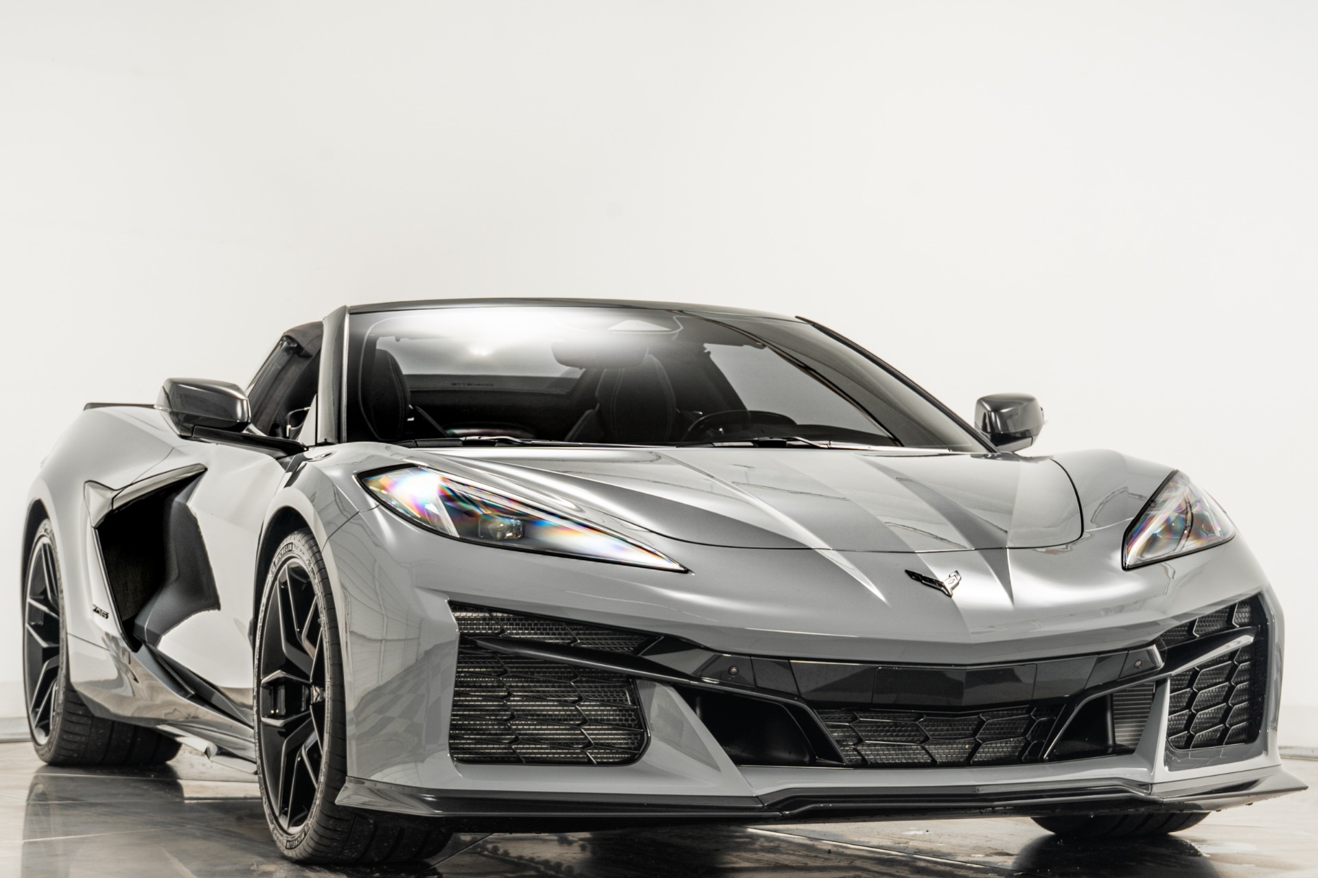 Sea Wolf Gray Tricoat Chevrolet Corvette Z06 Convertible 3LZ with
