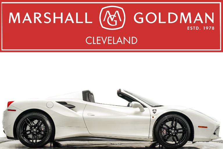 Bianco Fuji Ferrari 488 Spider -Low Miles, Lots of Carbon Fiber