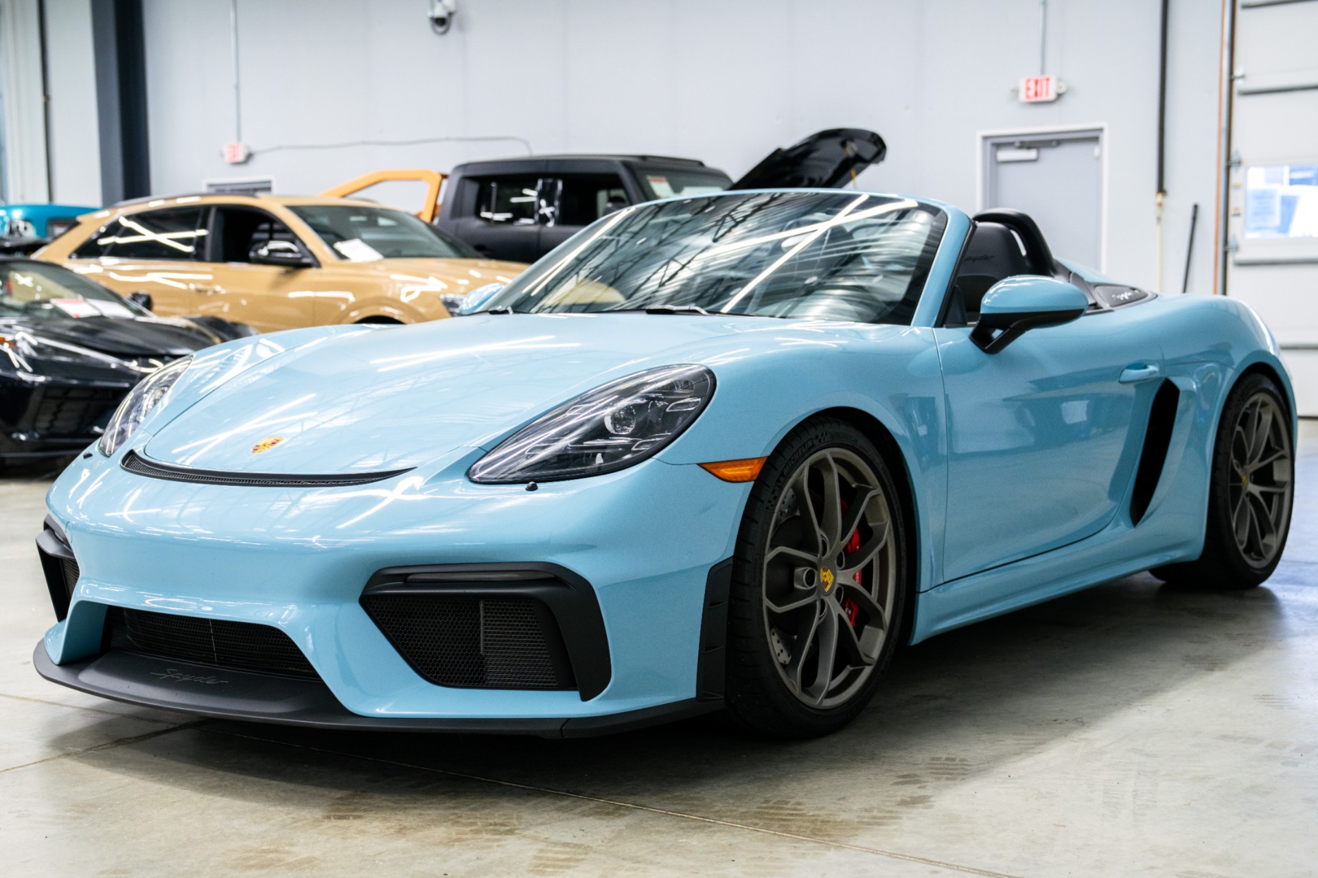 ちーぽん様♡ロイヤルブルー Meissen Blue Porsche 718 Boxster Spyder -Paint to Sample, 6 Speed
