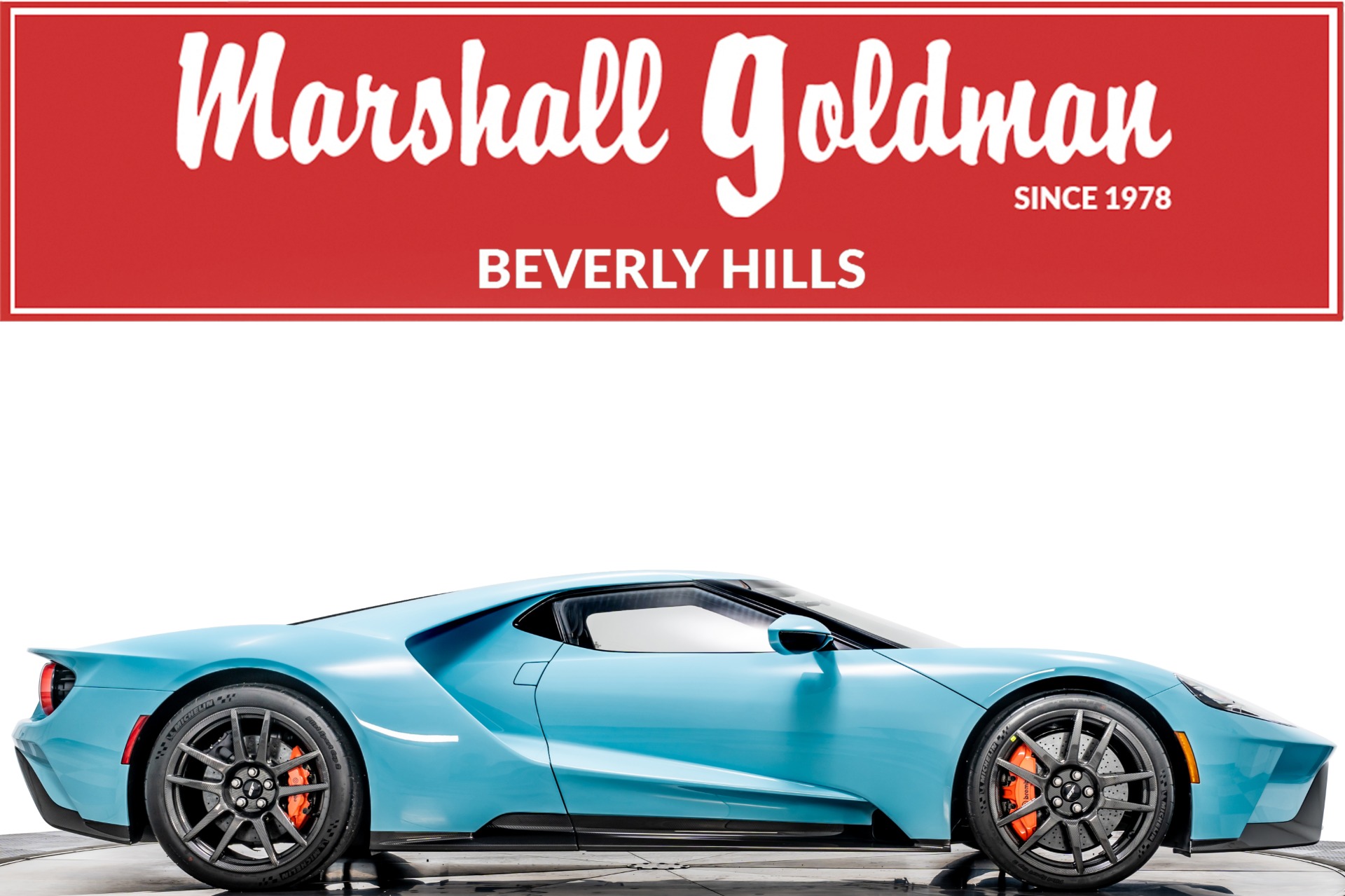 Blue Ford GT Carbon Series with 3.5L Twin Turbo V6 647hp 550ft