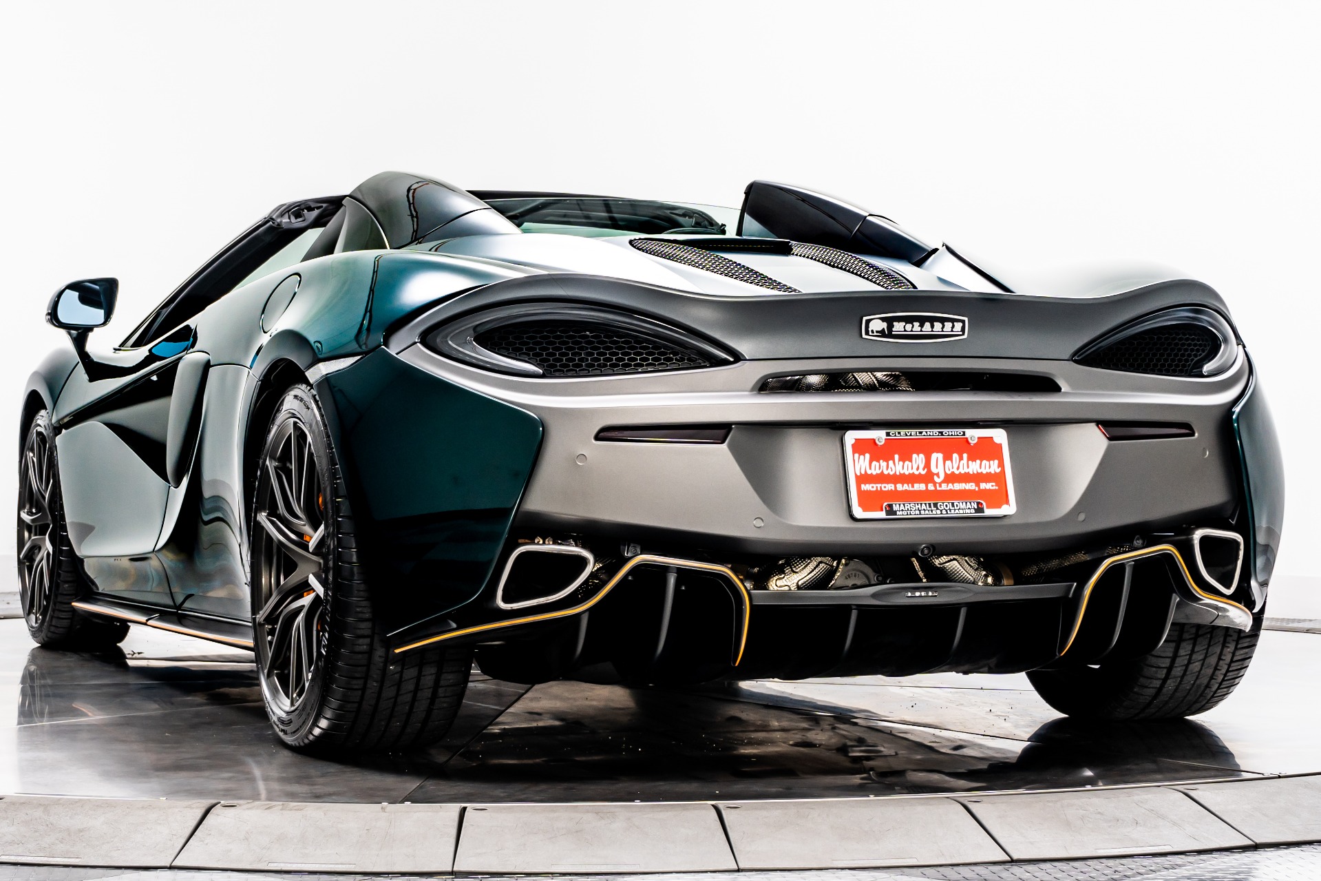 McLaren Racing Green McLaren 570S Spider with 3.8L Twin Turbo V8